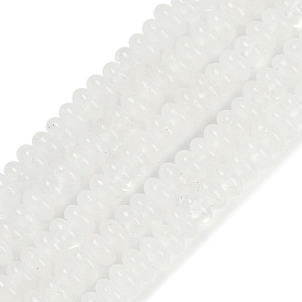 Природных кристаллов кварца бисер нитей, бусины-рондель из горного хрусталя