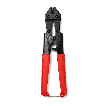 Steel Jewelry Pliers, Quick Link Connector & Remover Tool, for Opening and Clamping Unwelded Link Chain, with Plastic Handle & Fastener