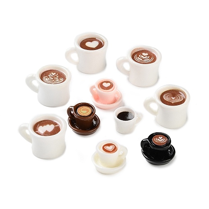 Непрозрачные подвески смолы, кофе