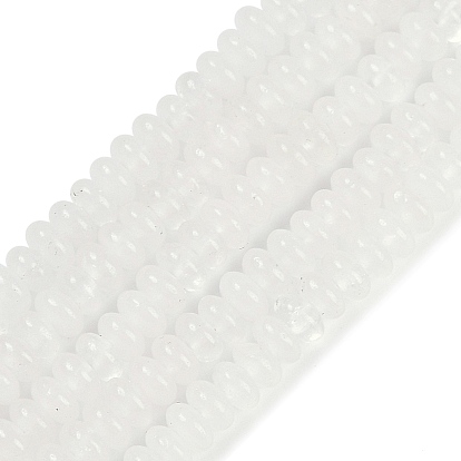 Природных кристаллов кварца бисер нитей, бусины-рондель из горного хрусталя