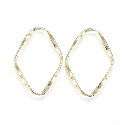 Ювелирные изделия из сплава соединительные кольца, Twist ромб