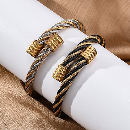 304 браслеты из нержавеющей стали для женщин, ионное покрытие (ip)