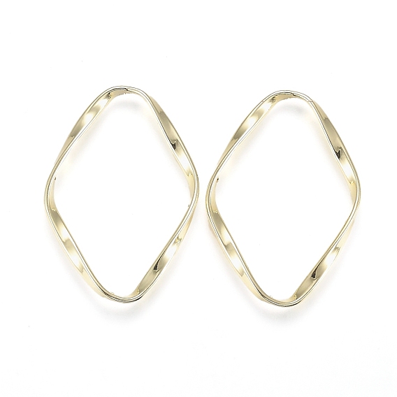 Ювелирные изделия из сплава соединительные кольца, Twist ромб