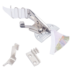 Iron Sewing Machine Binder, Flat Seam Binder Attachment Folder, for Industrial Sewing Machines