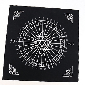 Square Altar Cloth, Pentagram Witchcraft Supplies, Tarot Spread Table Top Cloth, Wiccan Square Spiritual Sacred Cloth