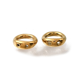 304 Соединители для колец из нержавеющей стали, браслет ожерелье конец петля провод протектор, ионное покрытие (ip)