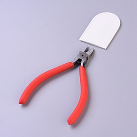 Carbon Steel Jewelry Pliers, Side Cutting Pliers, Side Cutter, with Rubber Handle