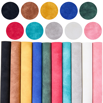 10шт 10 цвета искусственная кожа ткань, товары для рукоделия, прямоугольные
