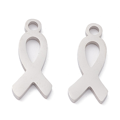 Pendentifs en acier inoxydable, Coupe au laser, polissage manuel, ruban