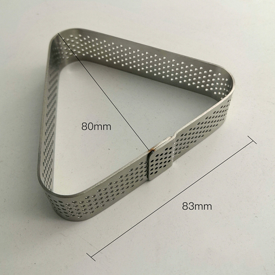 Треугольник 304 кольца формы для торта из нержавеющей стали, инструмент для выпечки своими руками