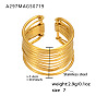 304 Stainless Steel Wide Band Finger Rings, Nuggets