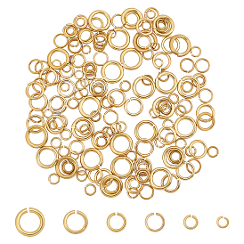 240pcs anneaux en laiton de saut, sans cadmium et sans plomb, anneau