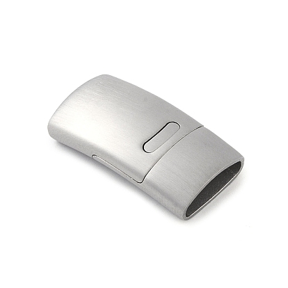 316 магнитные застежки из нержавеющей стали с клеевыми концами, прямоугольник, матовый стиль