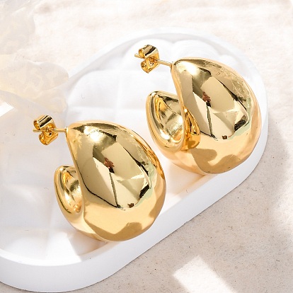 Луна 304 из нержавеющей стали серьги стержня