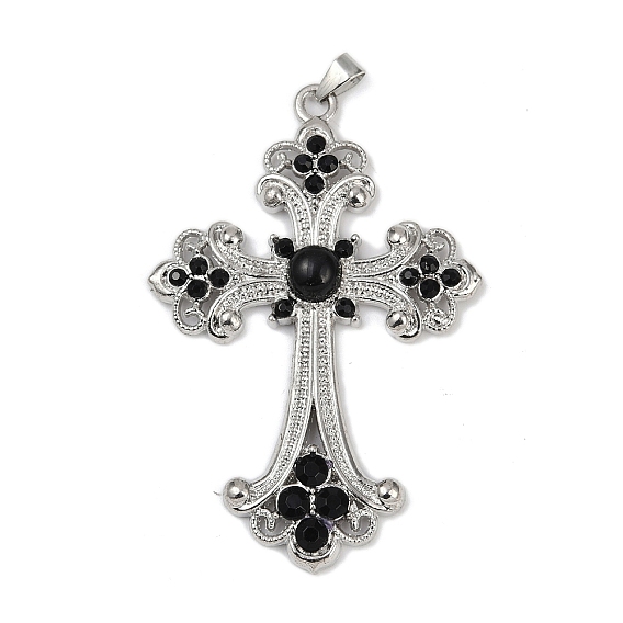 Подвески из сплава эмали и смолы, крестик