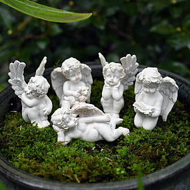 Декоративный садовый кол из смолы ангела, грунтовая вставка декор, для двора, лужайка, садовые украшения