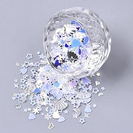 Аксессуары для орнаментов, пластиковые пайетки / блестки из пвх, нет отверстий / неосвещенных бусинок, разнообразные