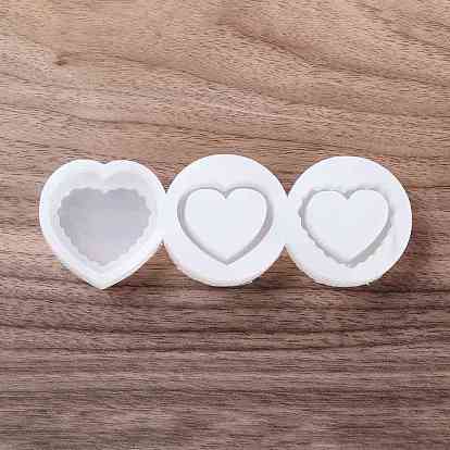 Shaker Molds, DIY Heart Quicksand Silicone Molds, Resin Casting Molds, for UV Resin, Epoxy Resin Craft Making