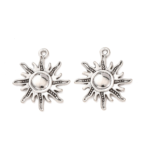 Сплавочные подвески тибетского стиля, солнечные чары