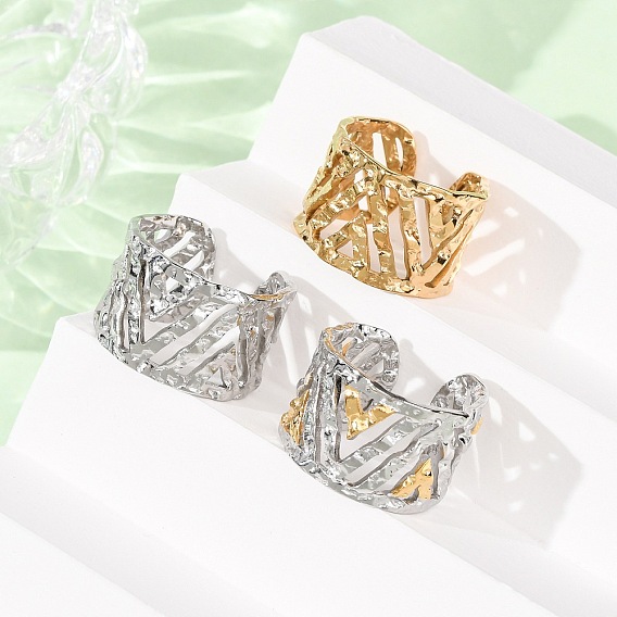 304 Открытые кольца для манжеты в форме треугольника из нержавеющей стали с полой внутренней поверхностью