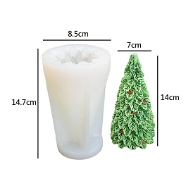 Christmas Tree DIY Candle Silicone Molds, for Scented Candle Making