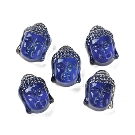 Transparent Temperature Change Color Glass Beads, Buddha