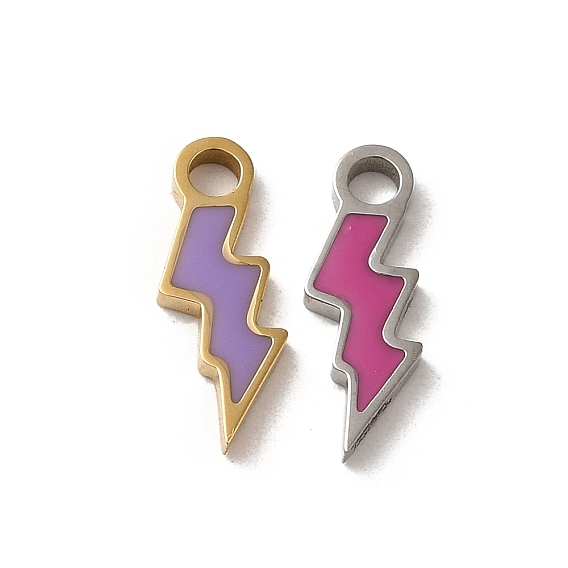 304 из нержавеющей стали шармы эмали, шарм молнии