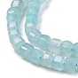 Natural Amazonite Beads Strands, Faceted, Cube
