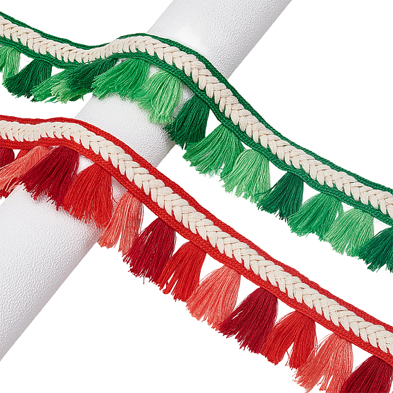 4м 2 цвета этнический стиль полиэстер бахрома кружевная отделка, ленты с кисточками