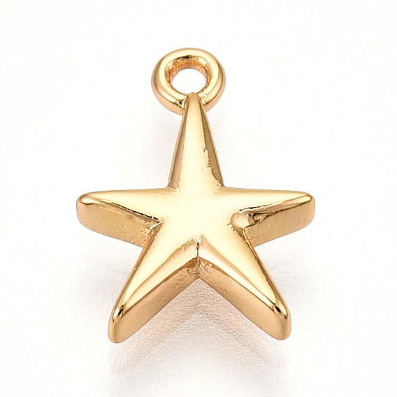 Латунные подвески, звезды прелести, без кадмия, без никеля и без свинца