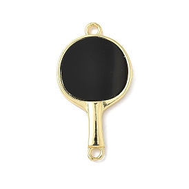 Подвески из латуни, ракетка для настольного тенниса, с целью перехода в кольце, без свинца и без кадмия, долговечный, стойки покрытие, реальный 18 k позолоченный