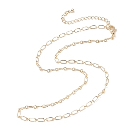 Brass Cable Chain Necklace for Men Women