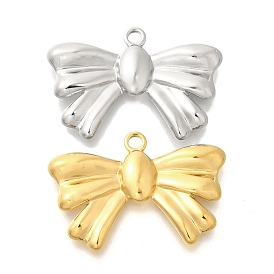 Ионное покрытие (ip) 304 подвески из нержавеющей стали, очарование бантом