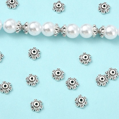 50колпачки для бусин из сплава в тибетском стиле, без свинца и без кадмия