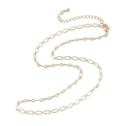Brass Cable Chain Necklace for Men Women