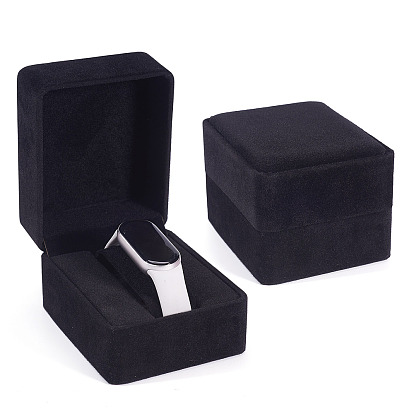 Cajas de terciopelo para un solo reloj, Rectángulo