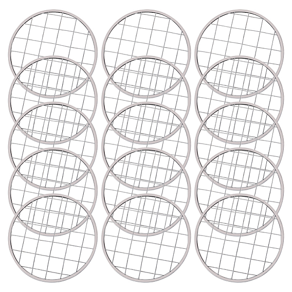 15шт. оцинкованная железная банка-цветок-лягушка крышка, вставьте сетчатый органайзер для консервных банок, плоско-круглые