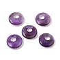 Natural Amethyst Pendants, Donut Charms