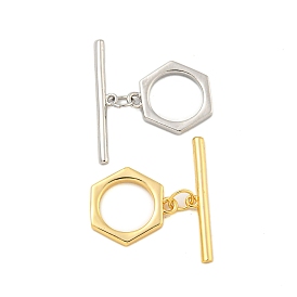 Латуни Переключить застежками, без кадмия, без никеля и без свинца, шестиугольник