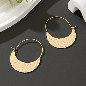 Серьги сплава обручем, луна