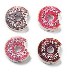 Печатные деревянные бусины, пончик