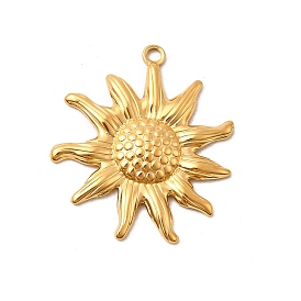 304 подвески из нержавеющей стали, ионное покрытие (ip), цветочный шарм