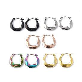 304 круглые серьги-кольца из нержавеющей стали для женщин