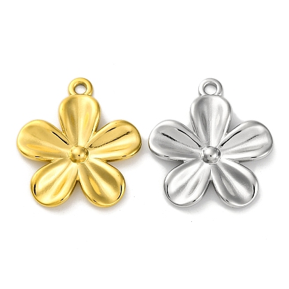 Ионное покрытие (ip) 304 подвески из нержавеющей стали, цветочный шарм