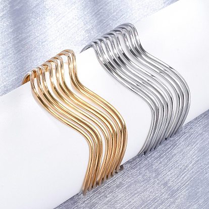 304 женские браслеты-манжеты из нержавеющей стали