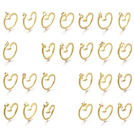 Латунные кольца-манжеты для женщин, буквы