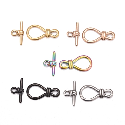 304 Stainless Steel Toggle Clasps, Bulb