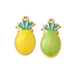 304 нержавеющей стальной эмали подвески, ананас, золотые, ионное покрытие (ip)