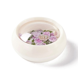 DIY Crystal Epoxy Resin Material Filling, Flower Nail Art Sequins, for Crafts Making, with Disposable Plastic Box