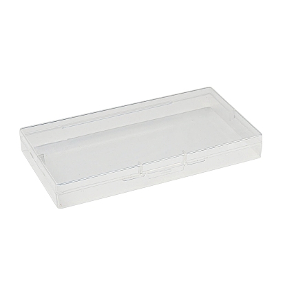 Transparent Plastic Bead Containers, Rectangle